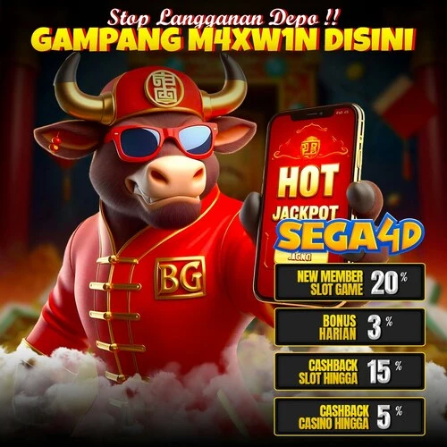 SEGA4D - Situs Togel Online dan Juga Slot Gacor Terlengkap Banjir Bonus Serta Jackpot Terbesar Terbaik